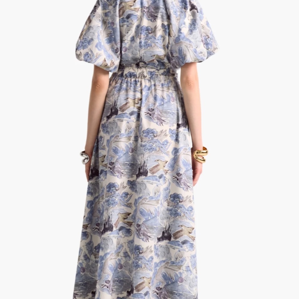 🤩ALTUZARRA PAULINA DRESS Berry Blue Mythical🤩 - Picture 5 of 6